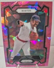 2024 Panini Pink Cracked Ice Prizm Parallel #5 - Luis Tiant Boston Red Sox 