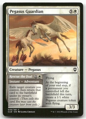 Pegasus Guardian #36 (NM) Baldur's Gate CLB Magic MTG