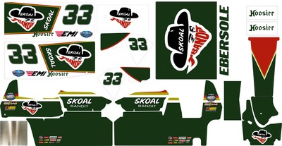 #ad Skoal Bandit Losi 22 Sprint Car Wrap Authentic Racing Design with Gloss Lamina $50.00