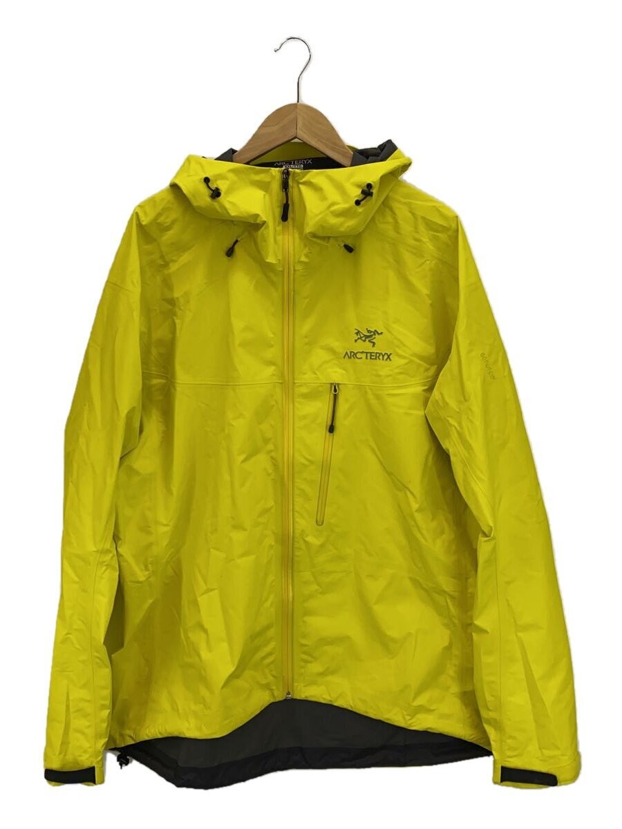 Arc'teryx Mountain Parka XXL Giallo Giacca Impermeabile Outdoor #EG CZA