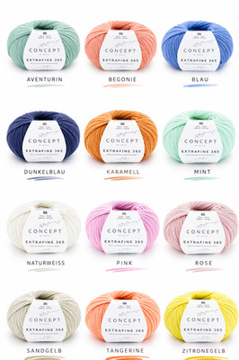 Katia - EXTRAFINE 365 - 50g/LL240m - (100g/14,50)