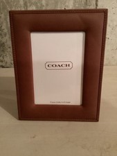 Authentic Coach Black  Leather For 4 X 6 Phot...