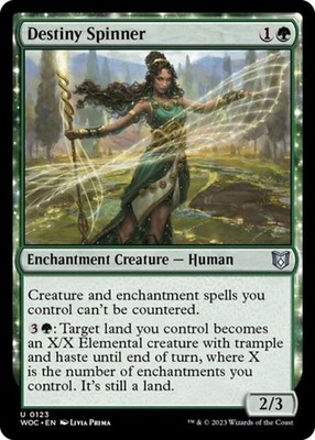 Destiny Spinner - Near Mint MTG Commander: Wilds of Eldraine
