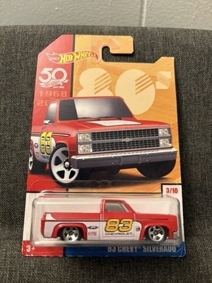 2018 HOT WHEELS  TARGET EXCLUSIVE DECADES '83 CHEVY SILVERADO w/ Protector 