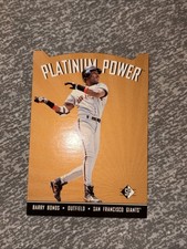 1995 Upper Deck SP Platinum Power Barry Bonds Die Cut 