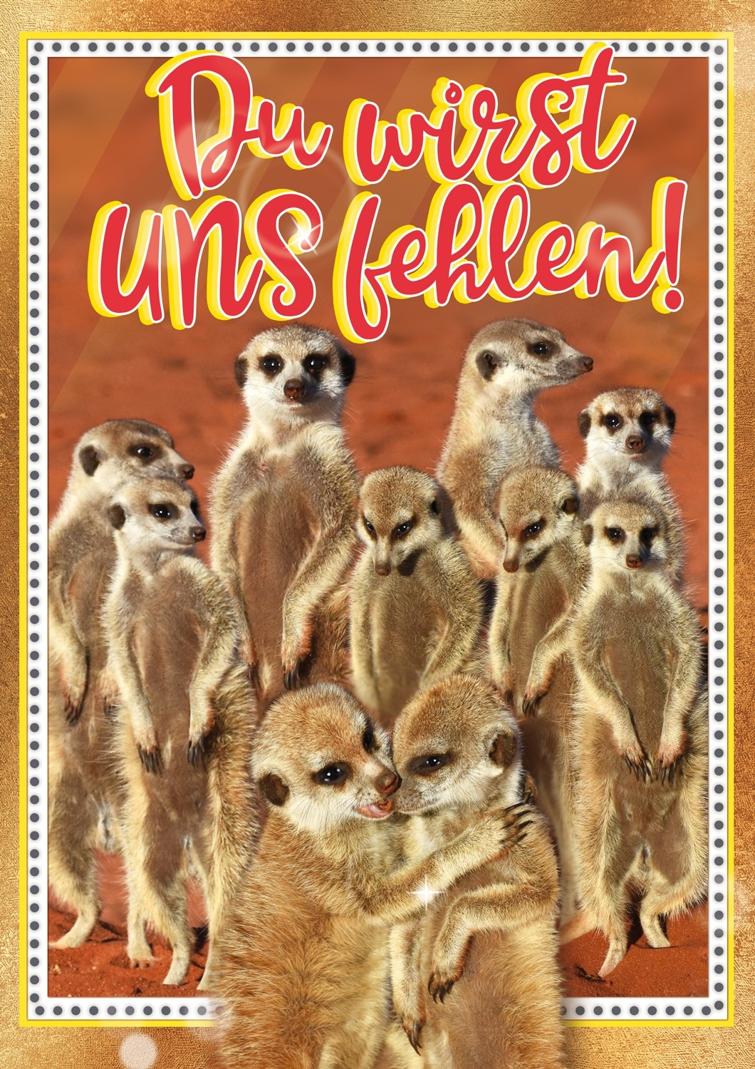 Abschied - Great Cards - Soundkarte und Lichtkarte im Format 21,0 x 29,7 cm - "E