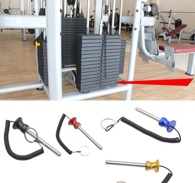 Weight Stack Magnetic Pin 10x100mm Aluminum Alloy for Training Studios