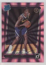 2021-22 Panini Donruss Rated Rookie Holo Pink Laser Bones Hyland #244 1b33