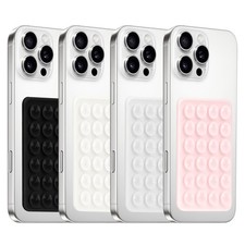 Yojaro 4Pack Silicone routine, Black  White  Translucent  Light Pink