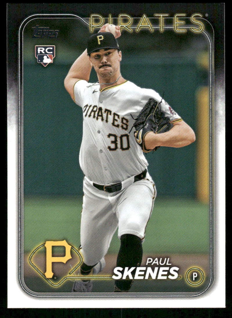 2024 Topps Update #US100 Paul Skenes Rookie Pittsburgh Pirates