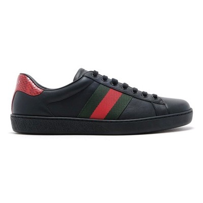 Gucci Ace Sneaker Low Classic Black Red Green