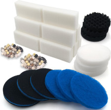 20 Pcs Filter Media Replacement Set for Fluval FX4 / FX5 / FX6, Including Foam B