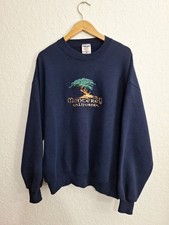 Vintage Jerzees Super Sweats Monterey California Park Lone Cypress Sweatshirt XL