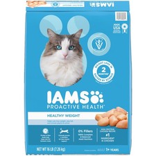 Iams Proactive Health Healthy Weight Chicken Flavor Adult Dry Cat Food,16 Lb Bag