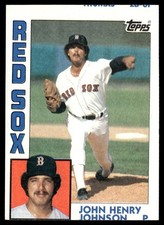 1984 Topps John Henry Johnson Boston Red Sox #419