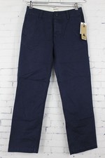 Burton Chino Pants Boy's Youth Size 26 Night Rider Blue New