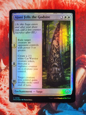 Ajani Fells the Godsire Foil Modern Horizons 3 Magic Gathering MTG MH3