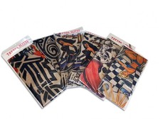 Set of 6 NYLON TATTOO SLEEVES tribal inked Halloween Costume Biker Rocker NEW