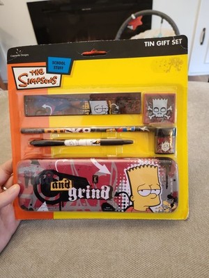 The Simpsons Retro Federmäppchen Dose Geschenkset 2006 School Stuff The Simpsons 