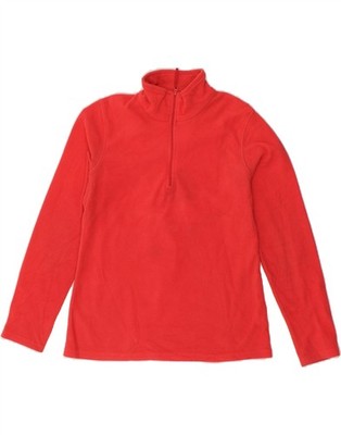 Mountain Warehouse Damen-Fleecepullover mit Reißverschluss am Ausschnitt UK 14 Medium rot AK01
