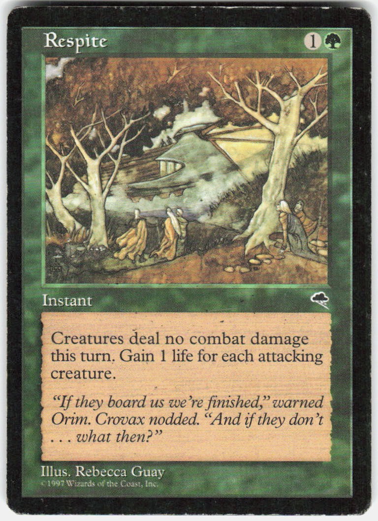 Respite 249 Common Tempest Magic: The Gathering Heavily Played