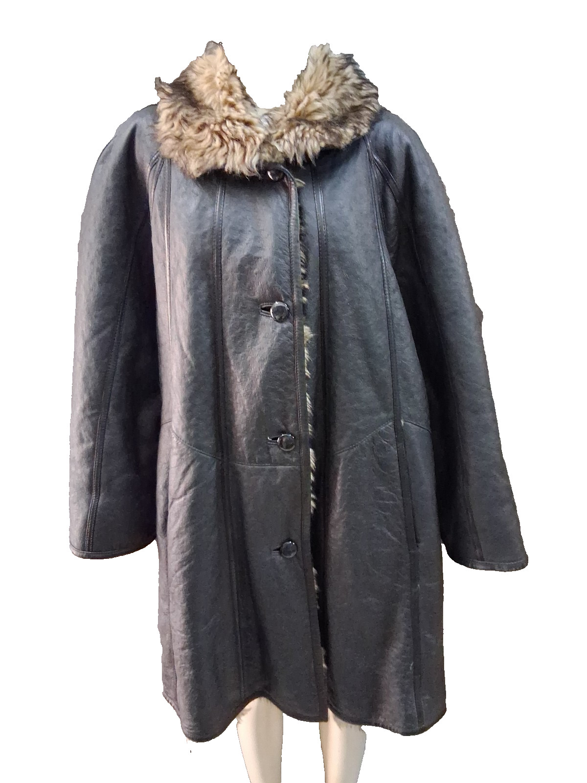 Montone Schearling Nappata Donna VESTE FINO ALLA TAGLIA 54