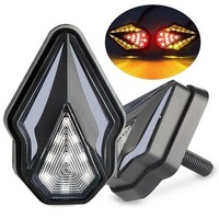Eurowagens Motorrad Blinker Lichter FläChenbüNdig Mit Laufblinker Effekt