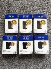Lot of 6 Replacement Ink Jet Ink Cartridges 3 Color HP78 3 Black HP45 2007/08