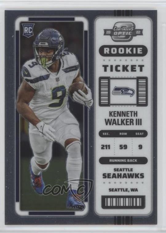 2022 Panini Contenders Optic Rookie Ticket Kenneth Walker III #83 0mq0