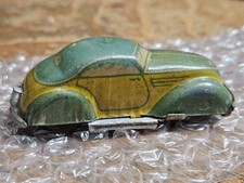 German Wind Up Clockwork Car Distler Mighty Midget In Green Works 