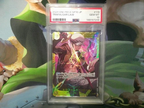 PSA 10 Trafalgar Law OP10-119 | One Piece Japanese Royal Blood