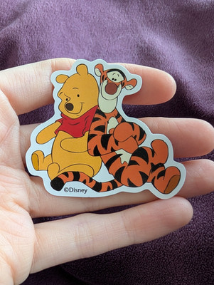 Winnie the Pooh Sticker | Whimsical Cartoon Vinyl, Pooh, Tigger