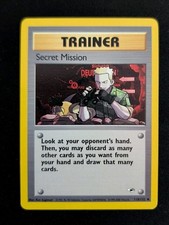Secret Mission Uncommon Gym Heroes 118/132 LP WOTC Vintage Pokemon  on eBay