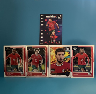 Donruss Road to FIFA World Cup Portugal Soccer Card Lot (5) Leão Vitinha