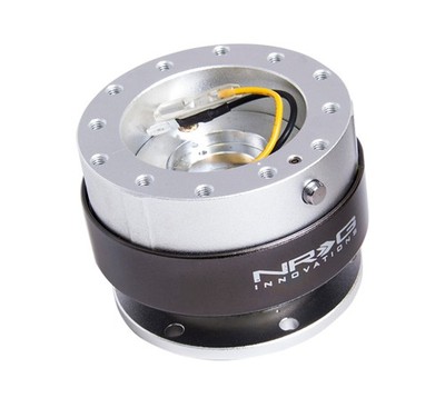 NRG Quick Release Gen For 2.0 Silver Body With Titanium Chrome Ring
