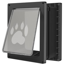 Large Dog Door for Wall, Weatherproof Pet Door for Cats and Dogs Up to 100 lb...