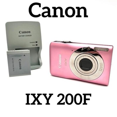 スマホ転送OK】キャノン Canon IXY 200F ピンク デジタルカメラ Canon