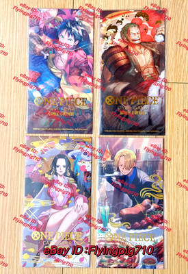 #ad #ad One Piece Card Game Lunar New Year Red Packet Luffy Zoro Boa Sanji Set of 4pcs $159.99