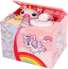 Piggy Bank Steal Coin Box Electronic Money Bank Cute Money Saving Box with Smart