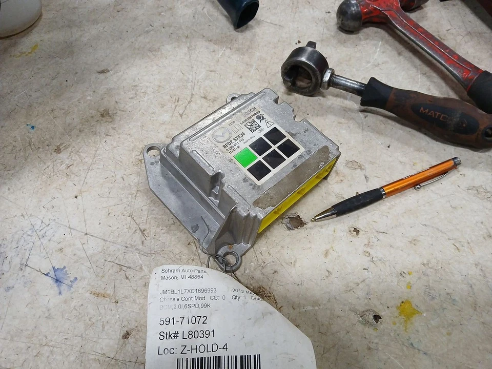 Chassis ECM Body Control BCM Manual Transmission Fits 12-13 MAZDA 3 1890465 - Image 2 of 4