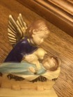 Vintage Plastic Baby Jesus in Manger with Lamb & Angel -  Hong Kong made — photo 5