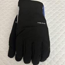 HEAD Men s Waterproof Hybrid Pair Of Gloves Large 1462616 Black New With Tags