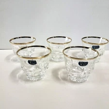 TOYO Glass Refine Iced Tea Set 5 Glasses Retro Nostalgic Design