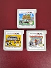 3 game Nintendo 3DS, Super Mario Bros, Animal Crossing, Paper Mario Sticker Star