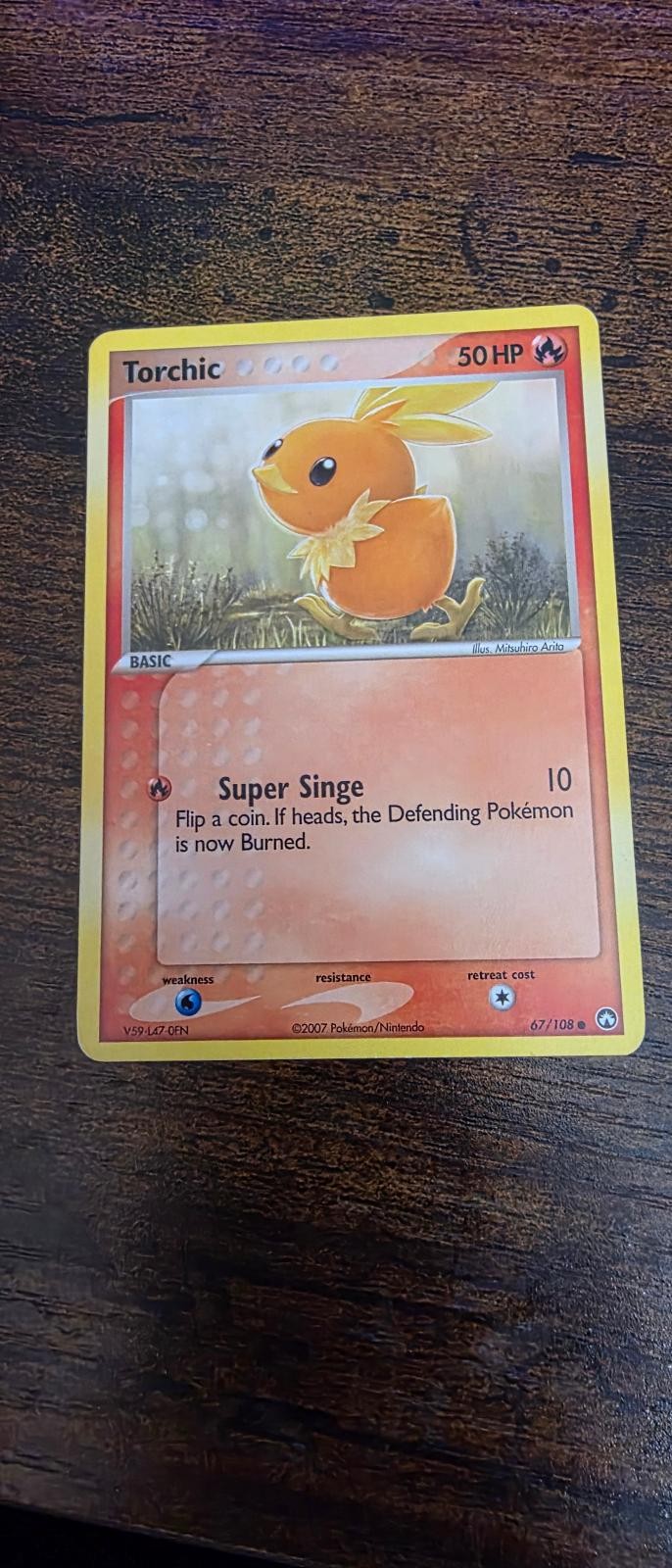 Torchic 67/108 Common Power Keepers Pokemon Lightly Played