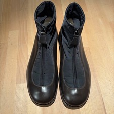 Fausto Santini Stivaletti Uomo Tessuto e Pelle 42,5 US 10 Made In Italy