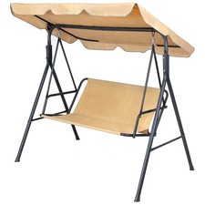 Weatherproof Garden Swing Seat Cover Simple Assembly and Long Lasting Materials