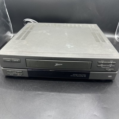 Vintage Zenith VHS VCR Model VR2410- 4 Heads (DA) - HQ- Parts or Repair- READ