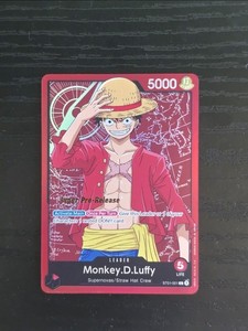 Super Pre Release Luffy | eBay