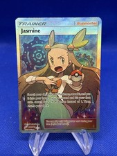 Pokemon Sun & Moon Team Up Jasmine 177/181 Full Art Ultra Rare LP on eBay